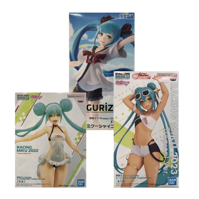 初音ミク ProjectDIVA FIGURIZMα シャイニーT.R. レーシングミク2022 Tropical Maid Ver. 2023 Tropical Ver. 3個セット